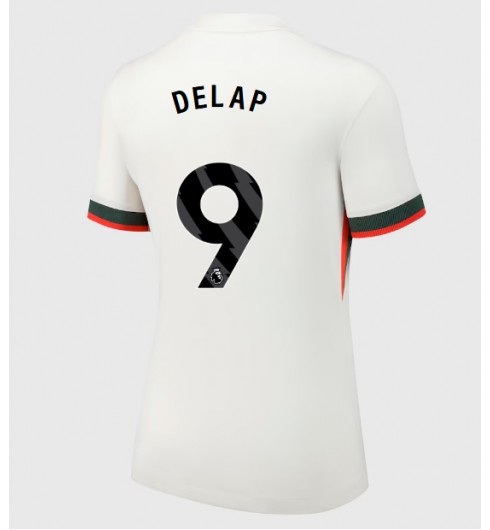 Chelsea Liam Delap #9 Bortedrakt Dame 2025-26 Korte ermer Chelsea Liam Delap #9 Bortedrakt Dame 2025-26 Korte ermer